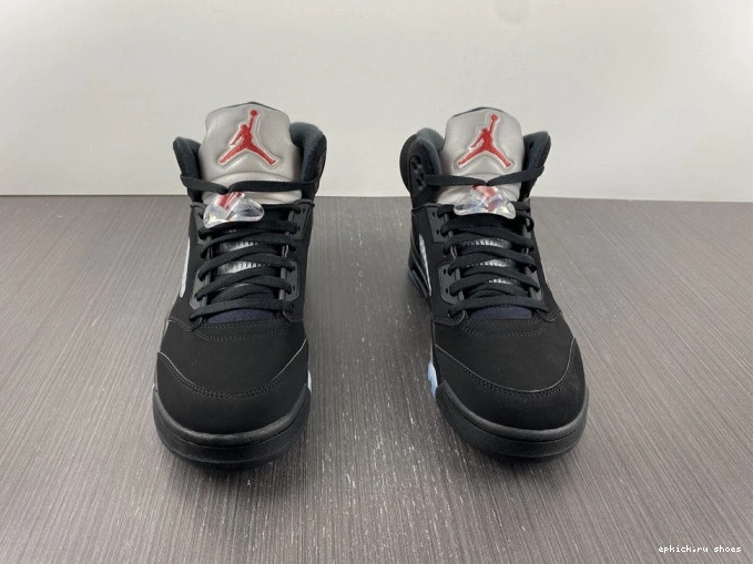 Rep 845035-003 Metallic (2016) Retro Black Jordan 5 0825